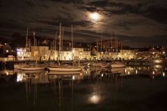 Weymouth Harbour at Night - John Chapman